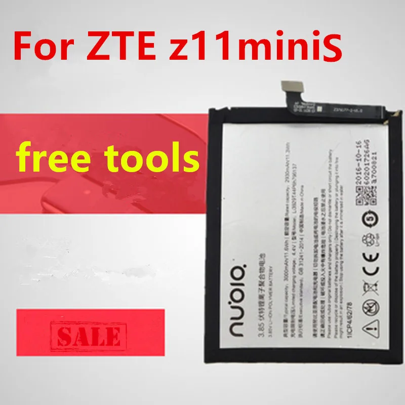 Телефон Li3929T44P6h796137 встроенный аккумулятор 3000 мАч для ZTE оригинальный Nubia Z11 mini S NX549J