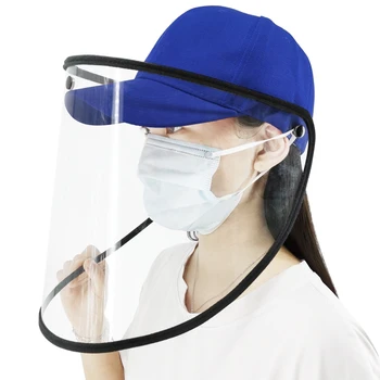 

PULUZ Safety Helmet Mascarillas Protection Anti Saliva Splash Mascarilla Mask Plegable Hard Hat Masque Bl