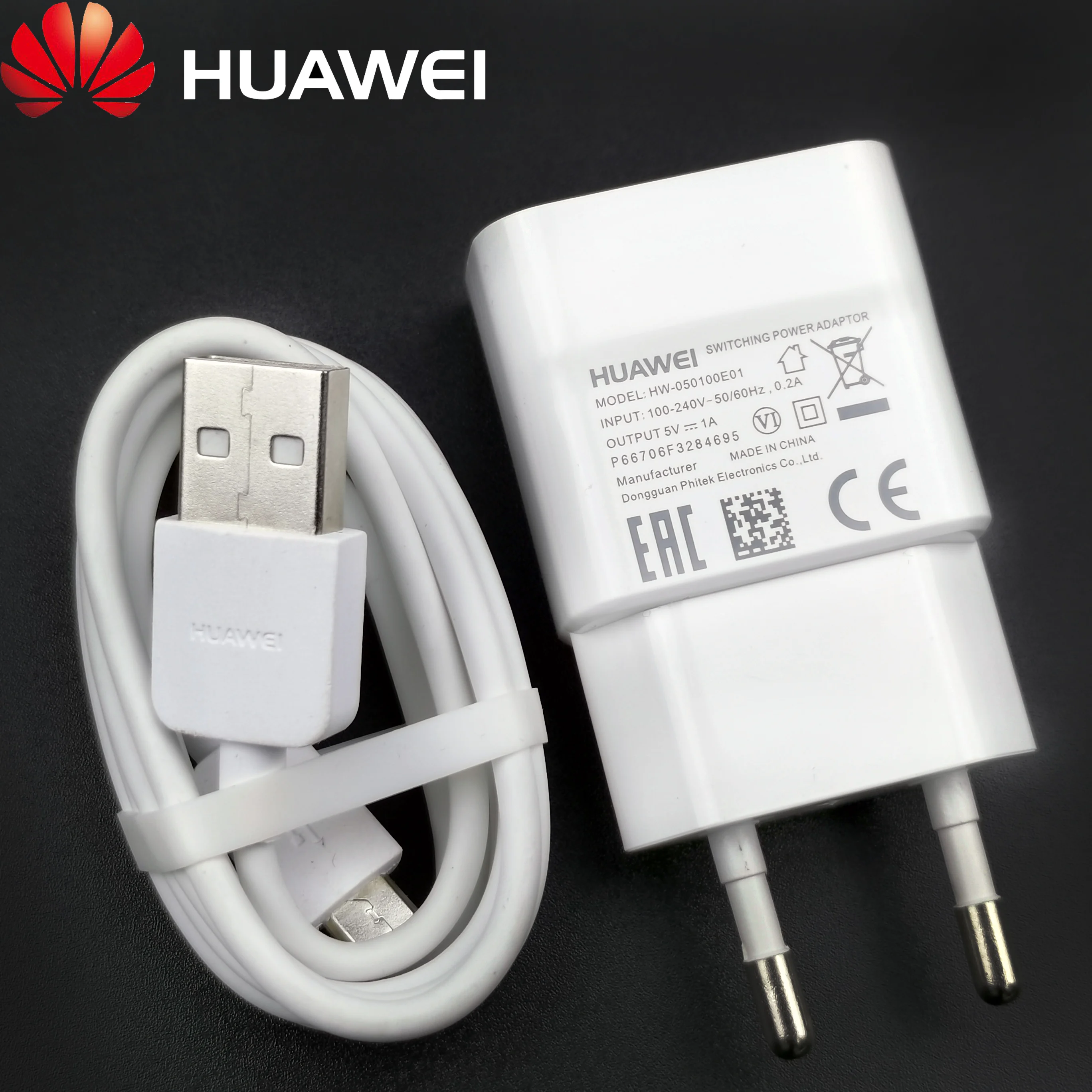 Зарядное устройство Huawei Y7 Prime 5 В 1 А Европейский настенный кабель micro usb для
