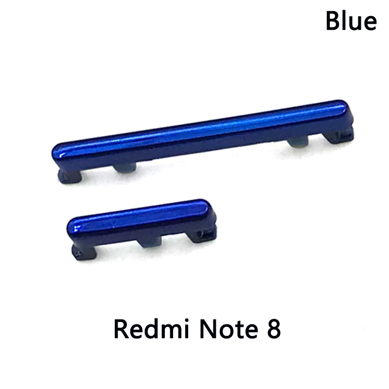 For Xiaomi Redmi Note 9S Side Key Volume Buttton + Power On / Off Side Key Set For Xiaomi Redmi Note 10 Pro Volume Side Button cell phone housing Housings & Frames