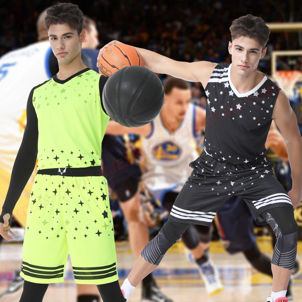 Мужские костюмы баскетбольные майки, быстросохнущая баскетбольная форма с индивидуальным принтом «сделай сам», с логотипом номера, мужская спортивная одежда для тренировок, жилет+ шорты