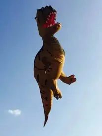 Soft Inflatable Tyrannosaurus Rex Kite Line Laundry for Adults Ripstop Nylon 6m 10m Dinosaur Kite pendant