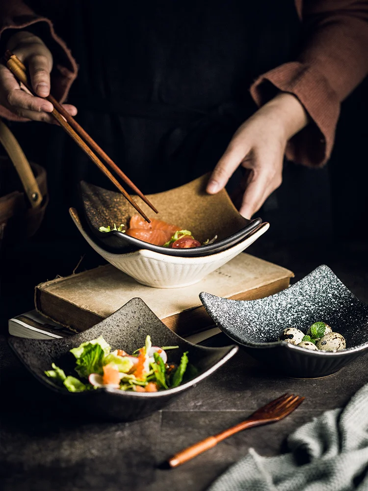 Японская кухня блюдо Керамика предварительно блюдо соуса в японском стиле посуда 6 дюймов маленькие блюдо сушеная фруктовая десертная тарелка для закусок
