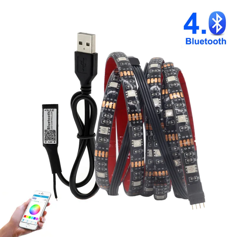 0.5M 1M 2M 3M LED TV Background Lighting 5V USB power 5050 RGB Neon Backlight strip Light For tv HDTV background | Освещение