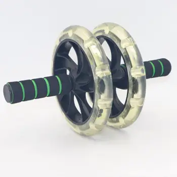 

2020Muscle Exercise Equipment Home Fitness Equipment Double Wheel Abdominal Power Wheel Gym Roller Trainer Training dropshipping
