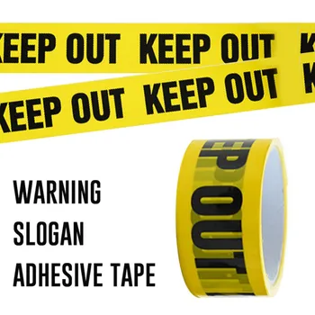

Black Yellow Warning Tapes Non-Adhesive Barricade Tape With Bold Black Font Text Safety Warning Tape For Workplace Danger Areas