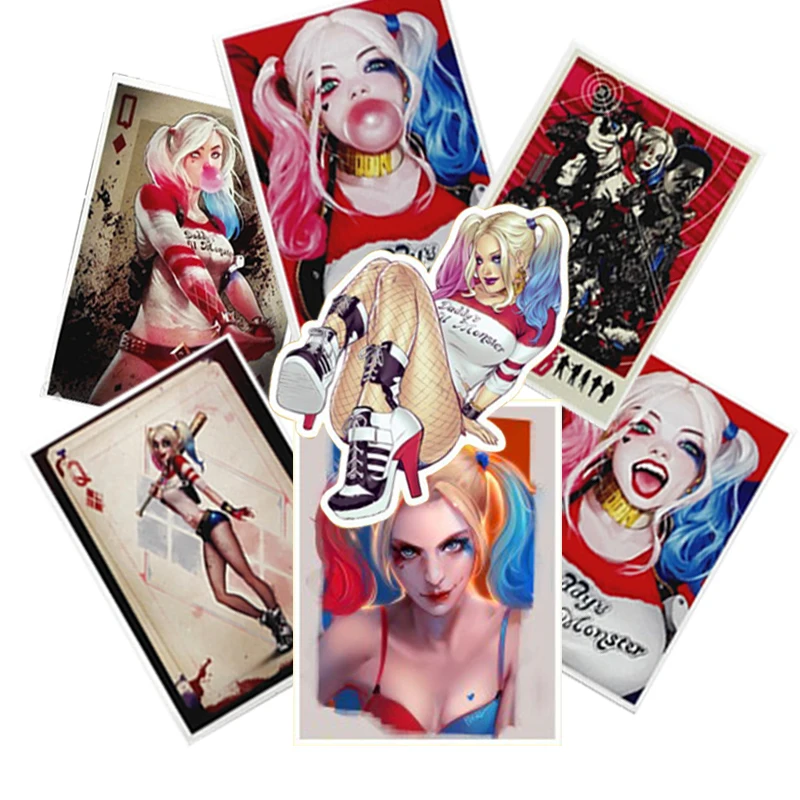 7 шт./лот отряд самоубийц наклейка Harley Quinn для автомобиля ноутбука багажа