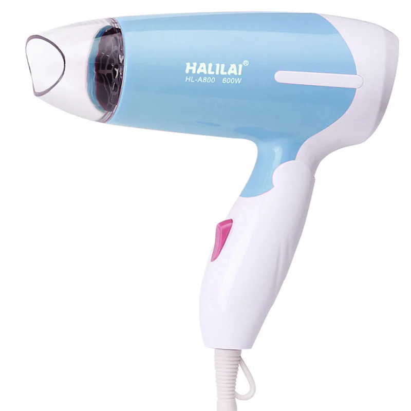 Folding Mini Hair Dryer Students Travel Portable Small Household Power Gift Blow Dryer with Violet