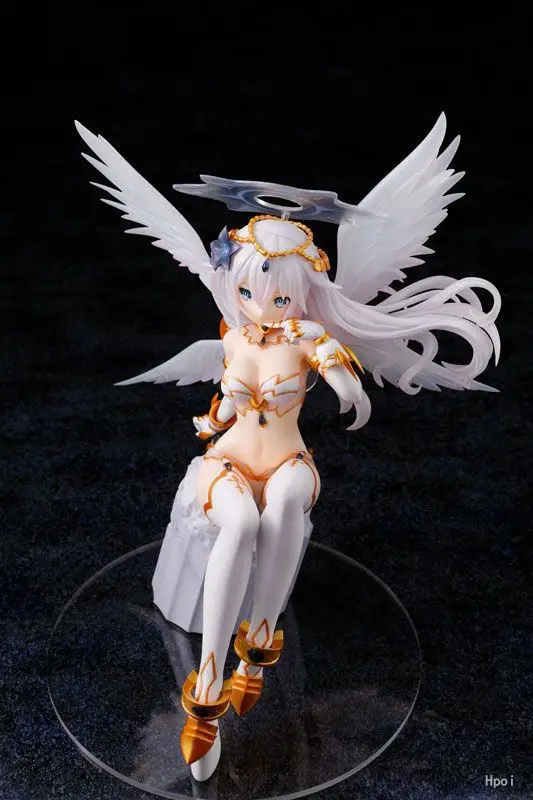 

Hyperdimension Game Online Neptune Four Goddess Black And White with Pattern Heart Nova Dew Boxed Garage Kit