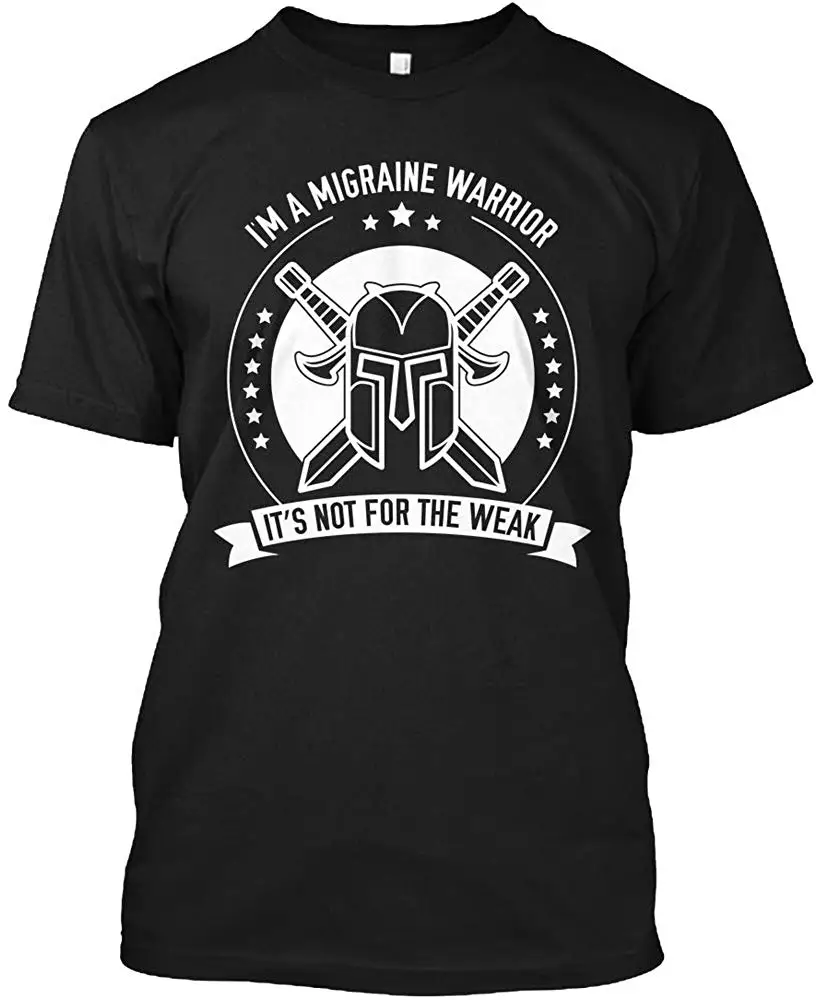 Im a migraine Warrior its not for The weak Tshirt - Hanes Tagless Tee unisex men women t shirt | Мужская одежда