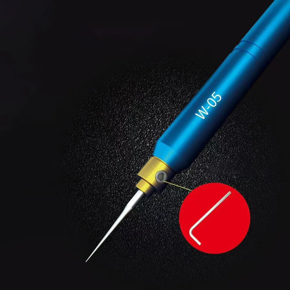 BG W-05 pen type electric grinding pen IC chip CPU grinding main board cutting surface rust removal maintenance tool