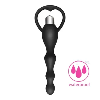 Adults Anal Beads Vibrator For Women Men Sex Game Toys Silicone Smooth Butt Plugs For Couple Gay Prostate Massages Sex Toys 2
