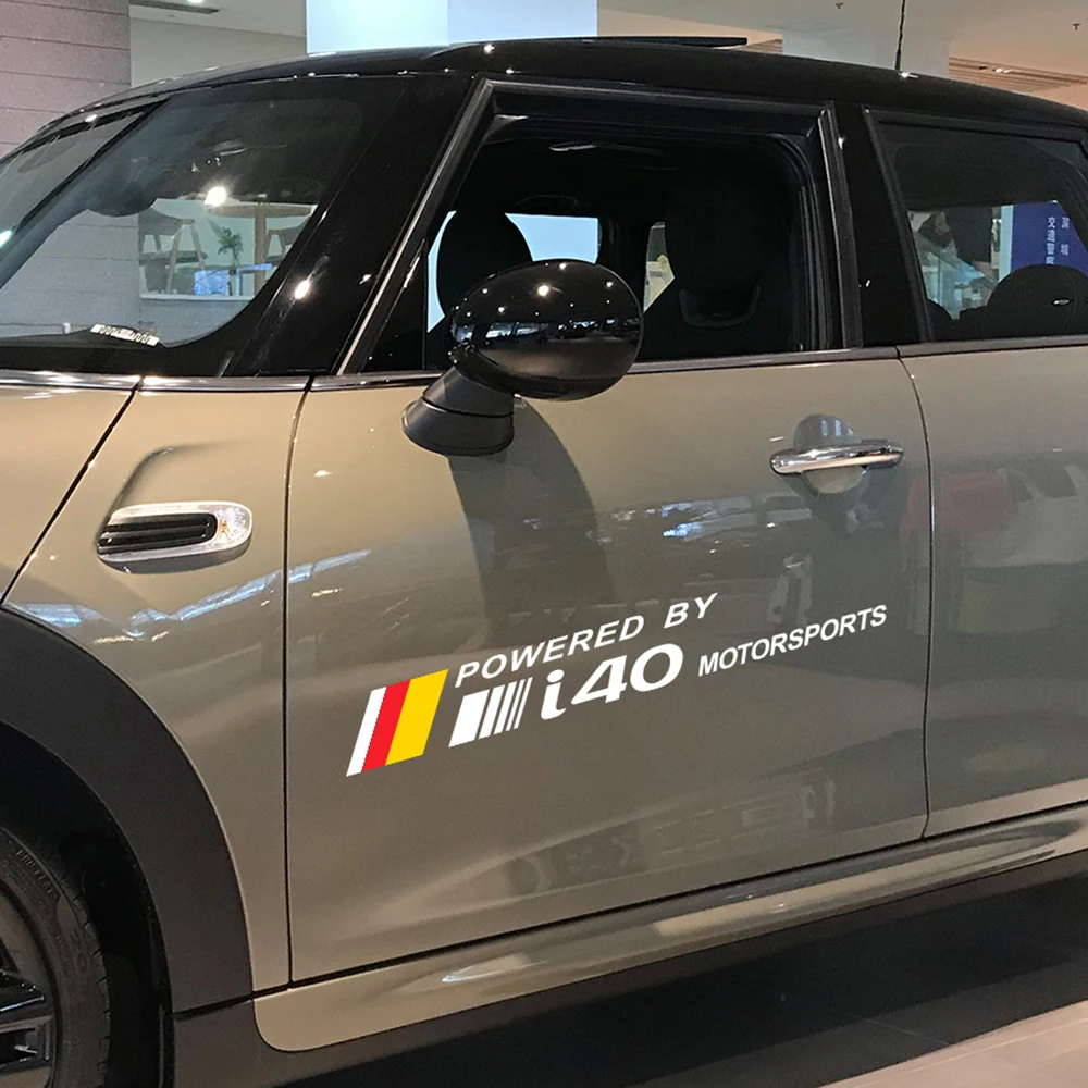 2 шт. стайлинга автомобилей боковой двери наклейки двигатель Range Rover Sport авто