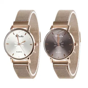 

New Women Fashion Watches Luxury Women Watch Magnet Wteel Mesh Wtrap Ladies Watch Girls Gifts Reloj Mujer Hodinky