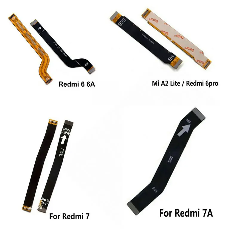 Новая материнская плата с гибким кабелем для замены Xiaomi Redmi 5 5plus 5A 6 6A 6pro Mi A2Lite 7 7A 8 8A