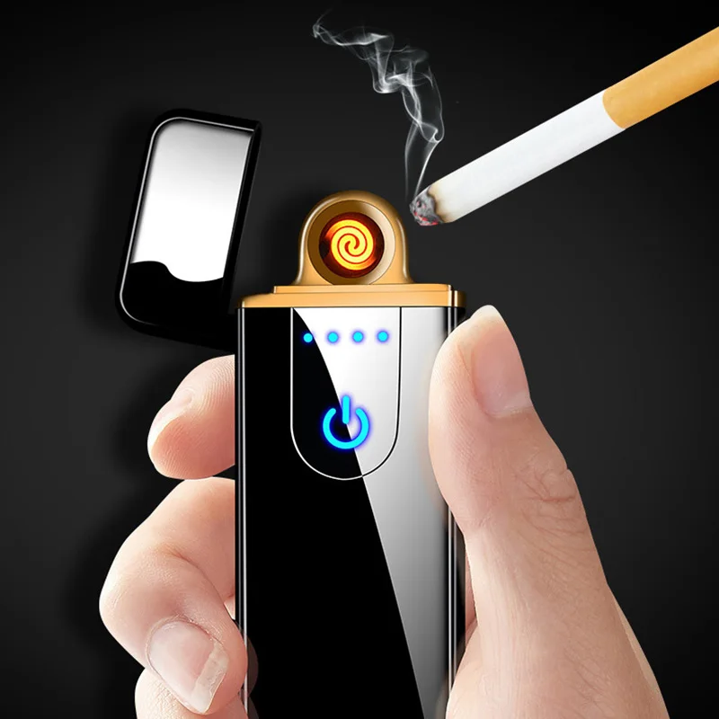 Новинка 2019 usb зарядка сенсорного экрана электронная сигарета зажигалка