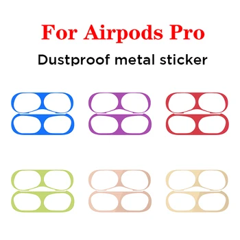 

Metal Plating Dust Guard For Apple AirPods Case Cover Accessory Dust-proof Protective Sticker Skin Protector AirPods Accessories