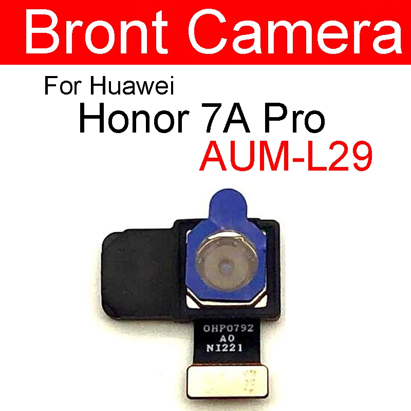 Модуль фронтальной и задней камеры для huawei Honor 7A AUM-AL20 AUM-AL00/Honor 7A Pro AUM-L29, гибкий кабель для маленькой и большой основной камеры