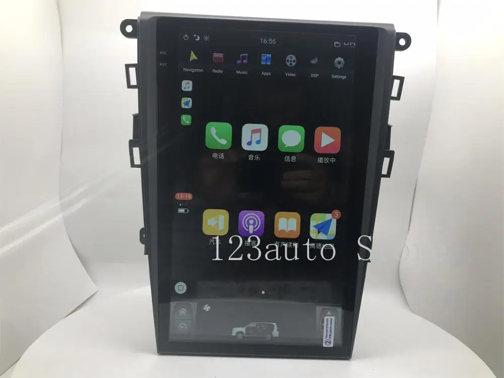 Автомобильный dvd плеер Tesla style 13 6 дюйма Android 9 0 GPS навигация для Ford Mondeo Fusion MK5 2013 2019