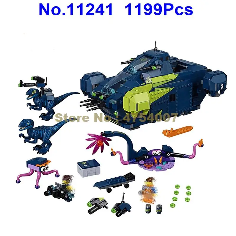 

11241 1199pcs movie rex's rexplorer dinosaur bela building blocks 70835 Toy
