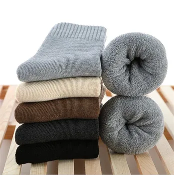 

5pairs/lots Fashion Autumn Winter Warm Thick Rabbit Men Terry socks floor men Plus velvet thick Warm Towel socks dropshipping