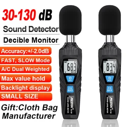Sound Meter SL720 Noise Tester Sound Detector Decible Monitor 30-130dB Audio Measuring Instrument Sound Level Indicator