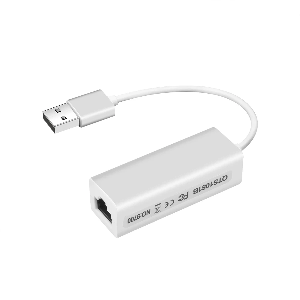 

kebidu Wholesale USB 2.0 To RJ45 High Speed Ethernet Network LAN Adapter Card 10/100 Adapter for PC/windows 7 Laptop,LAN Adapter