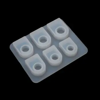 

Assorted Sizes Square Ring Mold DIY Rectangular Head Ring Jewelry Making US 7-12