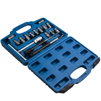 

17pcs Universal Car Tool Kit Diesel Injector Seats Cutter Cleaner Carbon Remover