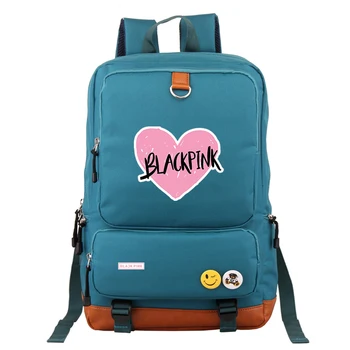 

JENNIE Fans New Backpack Student School Bag Blackpink Girl Group Rucksack Anti Theft Backbag Travel Daypack Male Casual Backpack