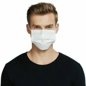 

30PCS Face Mask Waterproof Industrial Mask Breathable Anti-dust Haze Masks Ear-loop Unisex /BY