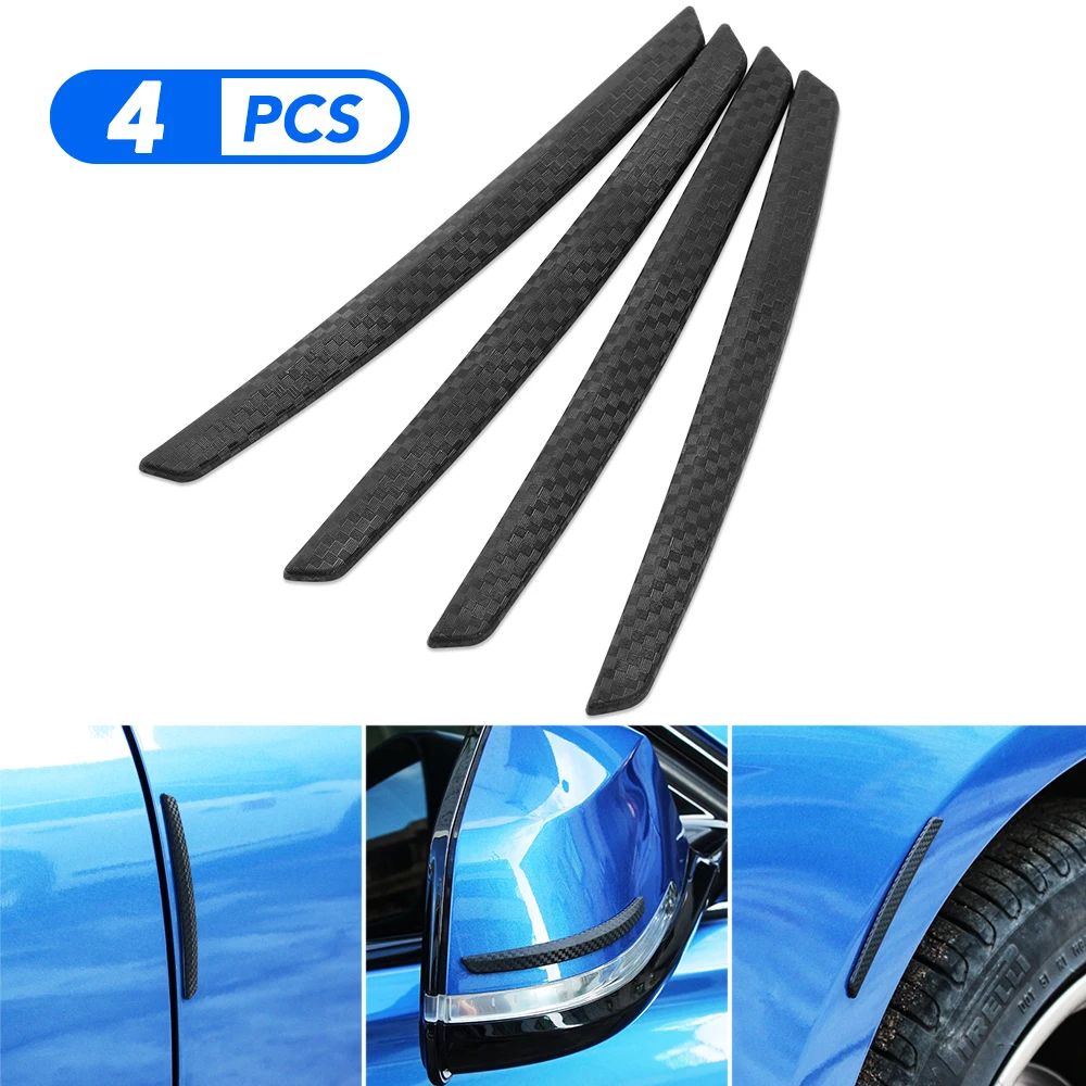 4 шт. защитные наклейки на двери Mercedes Benz A B C E GLA CLA GLK GL ML GLE Class BMW X1 X3 X4 X5|Наклейки