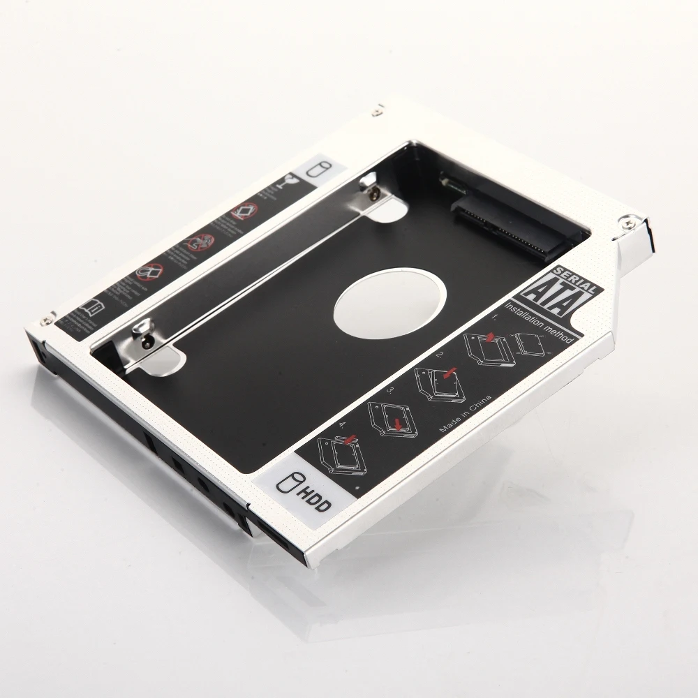 12 7 мм 2nd HDD SSD жесткий диск Оптический отсек Caddy Рамка адаптер для DELL Vostro 1014 1015 1088 1220