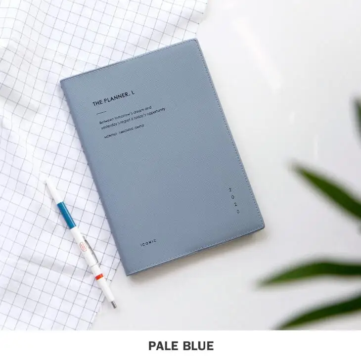 The planner L Cool Office Fashion Monthly Plan Book 80 Sheets - Цвет: Бургундия