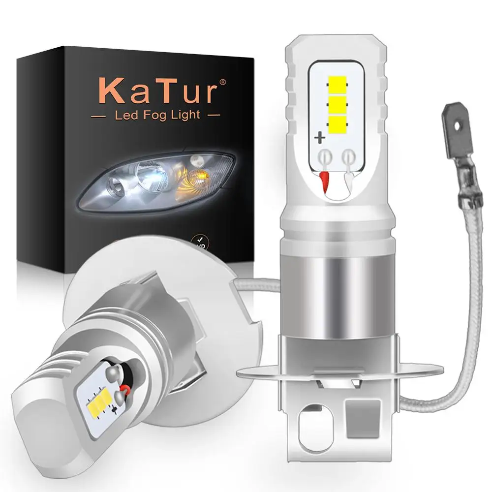 2 шт. Автомобильные светодиодные лампы 80 Вт 12 24 В 6500 К|Передние LED-фары для авто| |