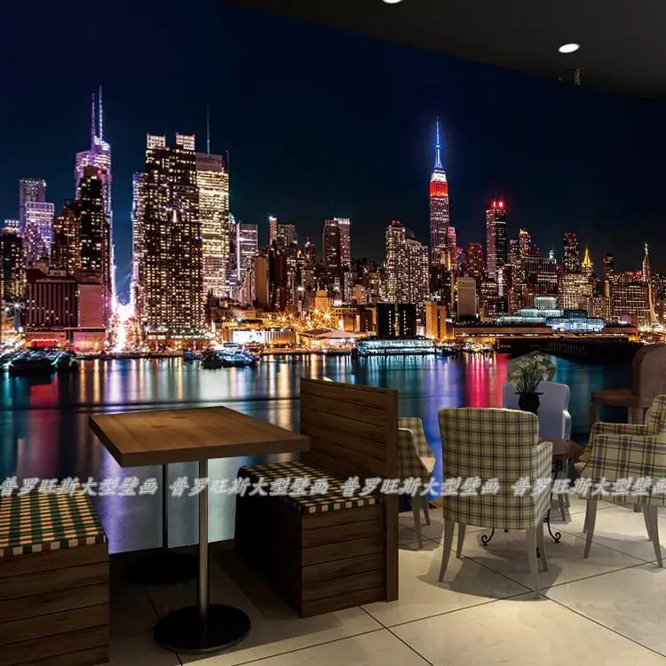 New York City Skyline at Night Live Screensaver HD , Manhattan HD Wallpaper  Live - YouTube