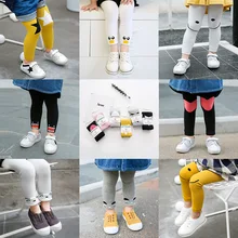 C565, колготки для детей, zhuo shang mian pin Crawler, Осень-зима, стиль, милые детские леггинсы с рисунком для мужчин и женщин