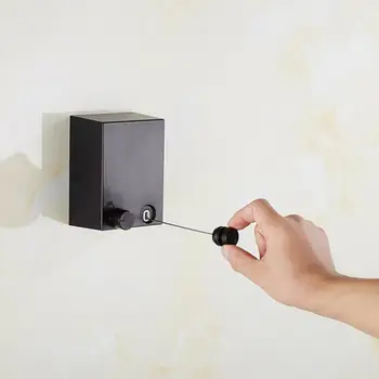 

Invisible Clothesline Retractable Dryer Hanger Telescopic Stainless Steel String Hanging ClothesLine Bathroom Drying Rack