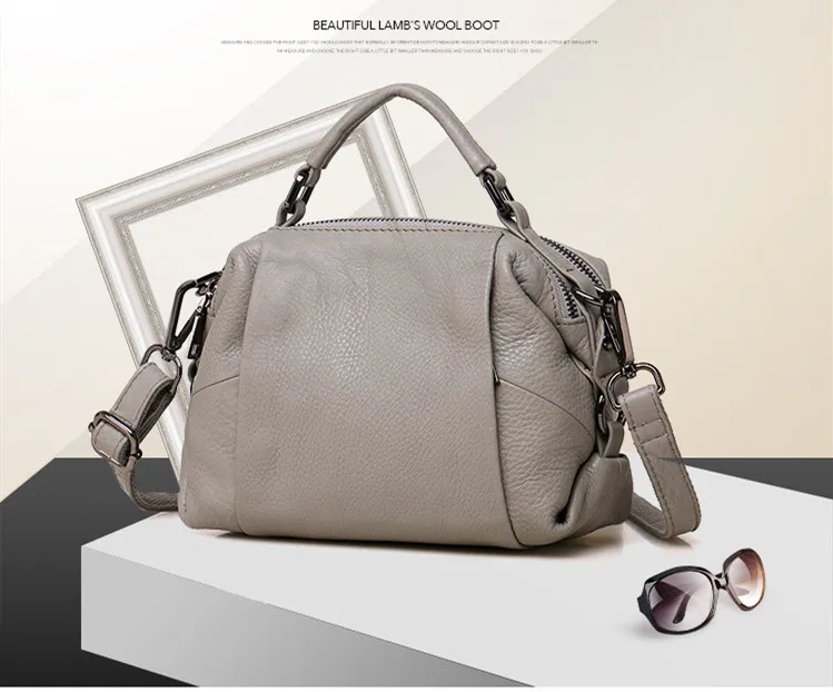 IMYOK/женская сумка из натуральной кожи; роскошные женские сумки; дизайнерская Повседневная сумка на плечо; Высококачественная женская сумка Boston