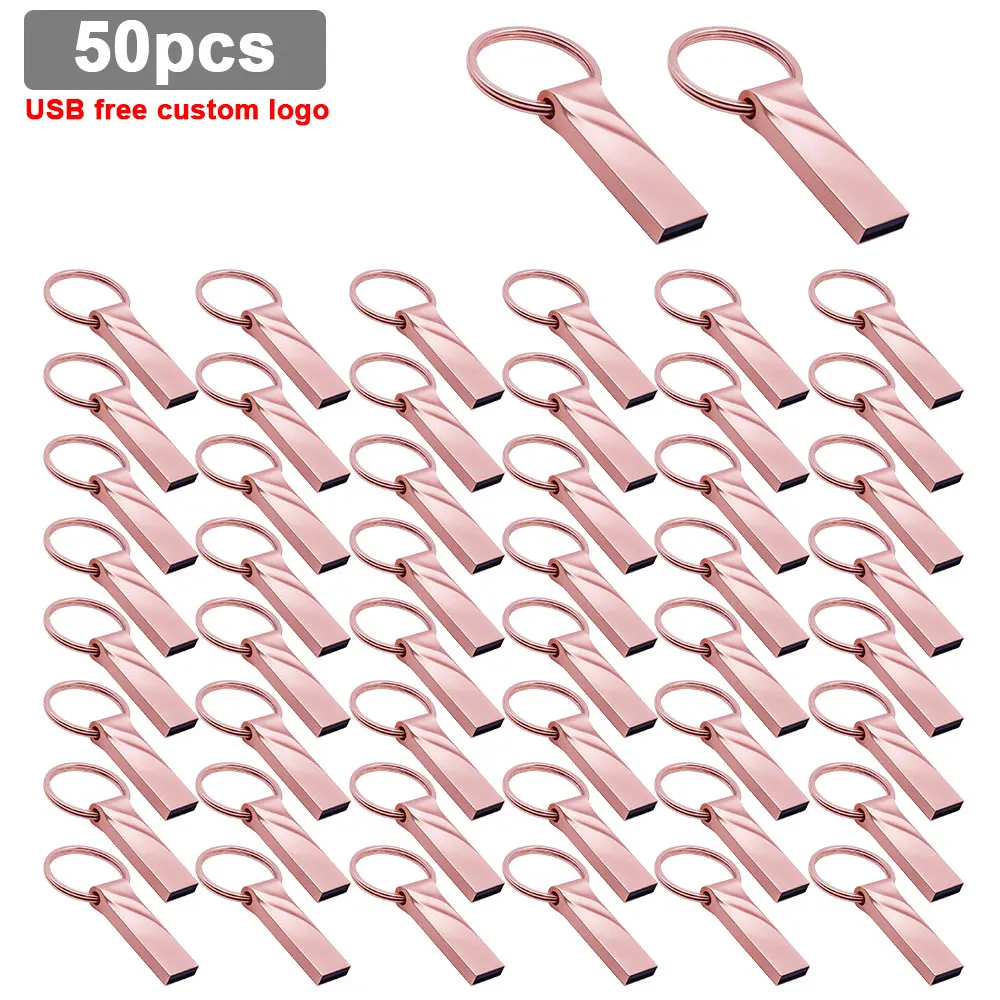 50 шт./лот мини флеш-накопитель usb 64 Гб 128 2 0 карта памяти флешка 8 ГБ 16 32 бесплатный