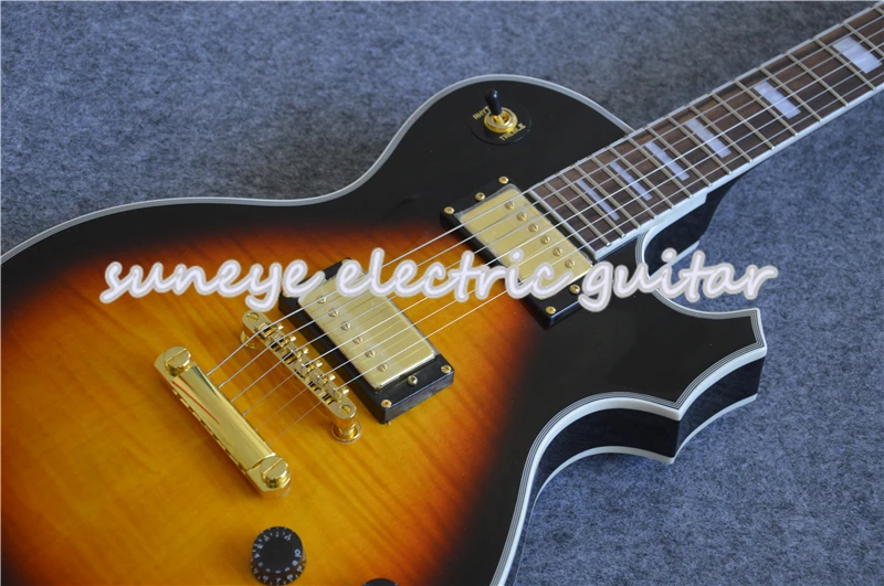 Suneye Винтаж Sunburst глянцевая отделка на заказ электрические Позолоченные элементы гитары ra Electrica Китай DIY гитары
