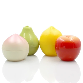 

30g fruit type colorful cosmetic face cream bottle makeup container empty bottle travel portable sample moisturizer pot