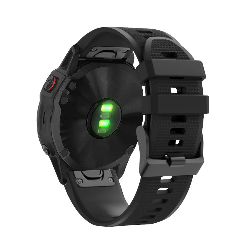 Быстроразъемный силиконовый сменный ремешок для часов Garmin Fenix 6/Fenix 6Pro Watch Quick Release силиконовый браслет Easyfit