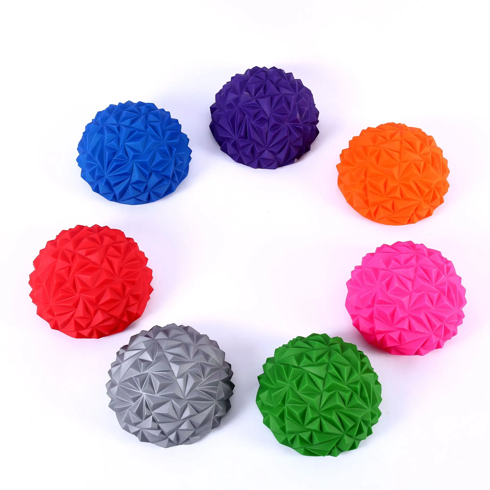 

2020 New Inflatable Half Sphere Yoga Balls PVC Massage Fitball Exercises Trainer Balancing Ball for Gym Pilates Sport Fitness
