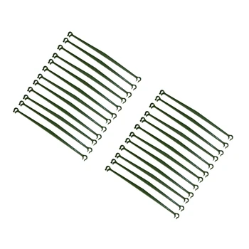 

24 Pcs Stake Arms for Tomato Cage,11.8 Inches Expandable Trellis Connectors for Any 11mm Diameter Plant Stakes,2 Buckle
