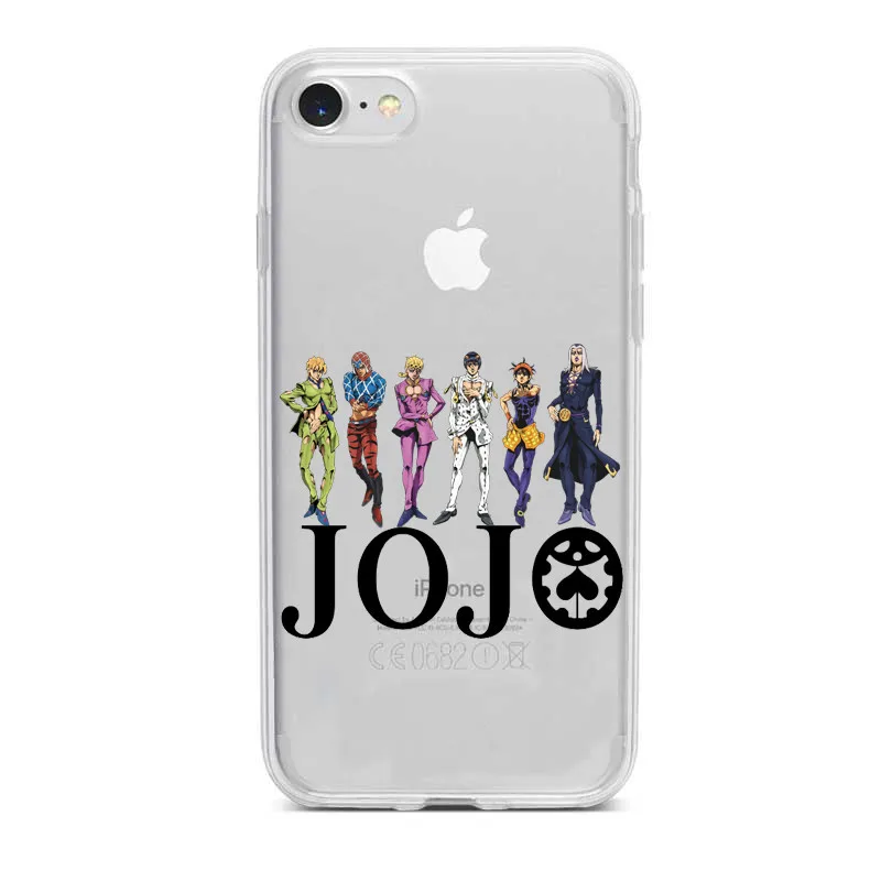 JOJO'S невероятное приключение более неба JoJo аниме чехол для принципиально Iphone 11 11pro 11» бетонный завод Xr Xs Max X 6 7 8 Plus SE 5 задняя крышка - Цвет: TPU