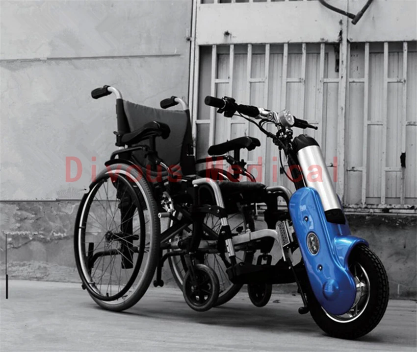 New front motor wheelchair trailer 