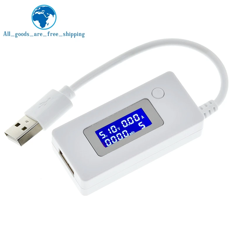 Фото Тестер заряда аккумулятора TZT с ЖК-дисплеем, Micro USB, 2 а/1 А №4