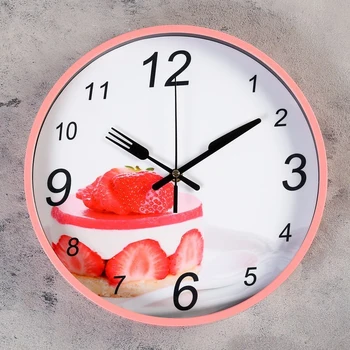 

Wall clock, series: Kitchen, "Strawberry Velvet", d = 30 cm 4432465