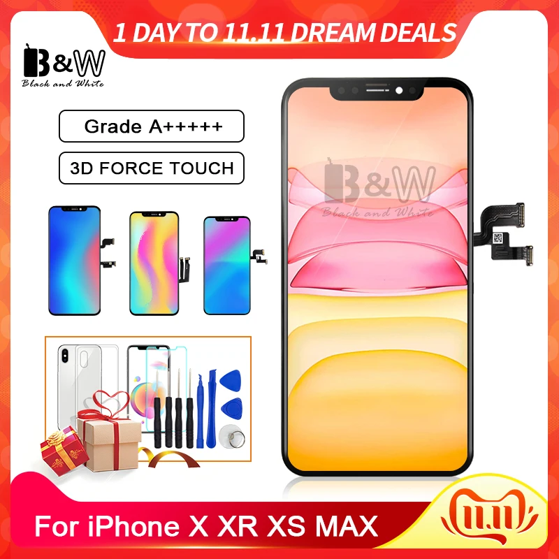 OLED ЖК дисплей для iPhone X XR XS MAX дисплей цена от завода дисплей экран тест хороший 3D сенсорный